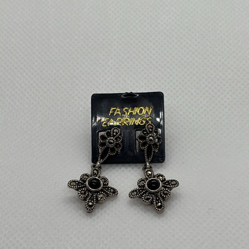 Marcasite fashion earrings